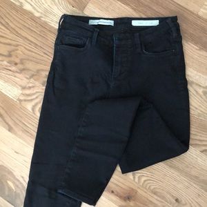 Pilcro serif skinny black denim. Size 26
